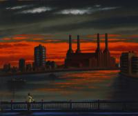 Battersea Sky (Battersea Power Station from Vauxhall Bridge) by John  Duffin
